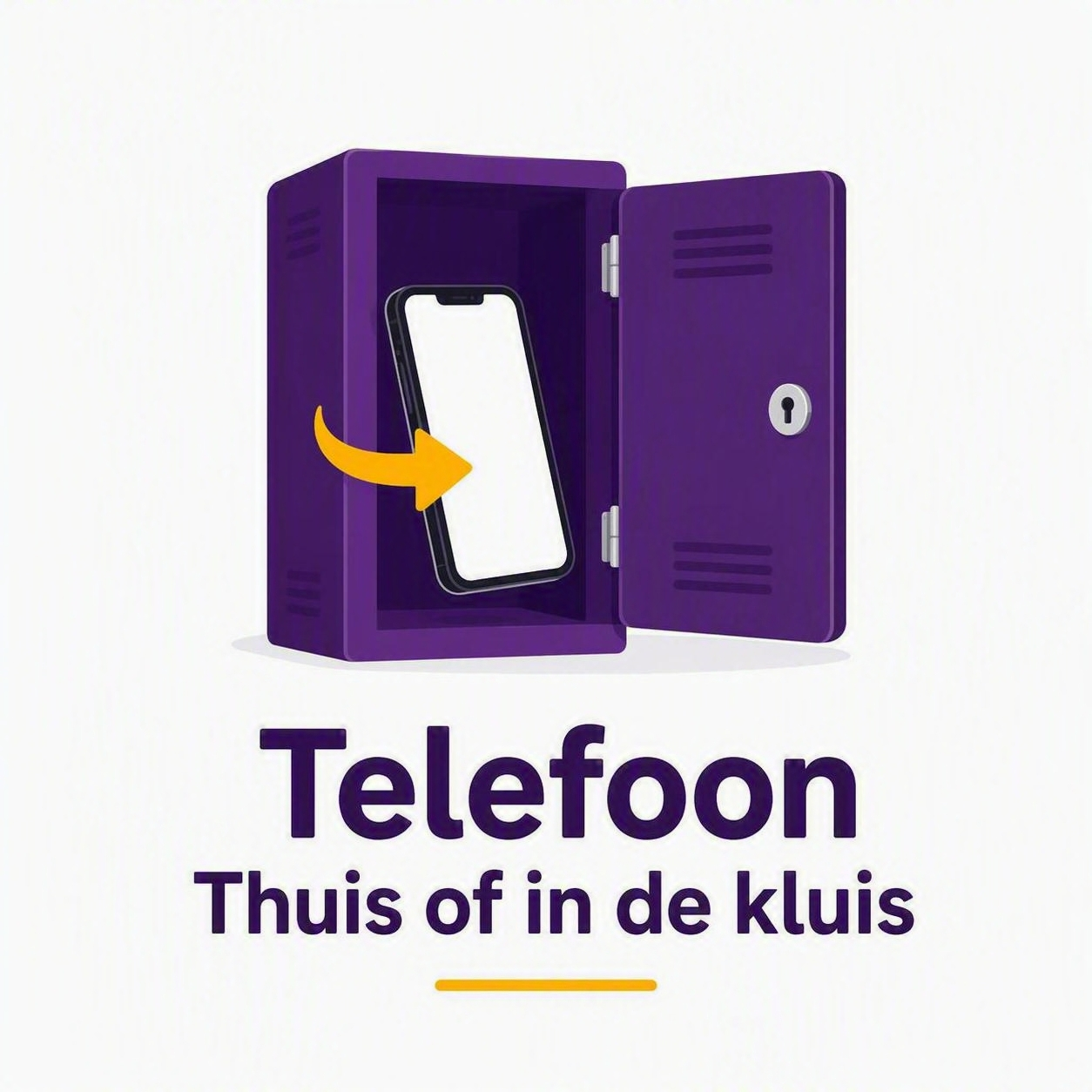 Telefoon thuis of in de kluis